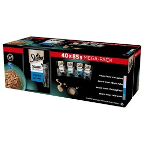 Aliments pour chat Sheba Oiseaux 40 x 85 g | Tienda24 Tienda24.eu