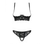 Conjunto de Lingerie com Renda Obsessive Letica Preto S/M | Tienda24 - Global Online Shop Tienda24.eu