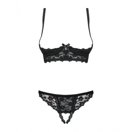 Conjunto de Lingerie com Renda Obsessive Letica Preto S/M | Tienda24 - Global Online Shop Tienda24.eu