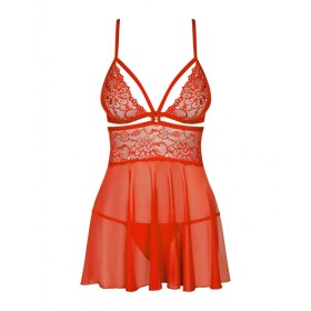 Babydoll Obsessive Vermelho XXL/XXXL de Obsessive, Camisolões - Ref: M0400691, Preço: 25,88 €, Desconto: %