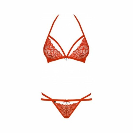 Set di Lingerie Obsessive 838-SET-3 Rosso L/XL di Obsessive, Completi intimi - Rif: M0400696, Prezzo: 16,78 €, Sconto: %