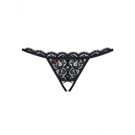 String en dentelle noire Obsessive 831-THC-1 L/XL de Obsessive, Slips et culottes - Réf : M0400705, Prix : 8,58 €, Remise : %