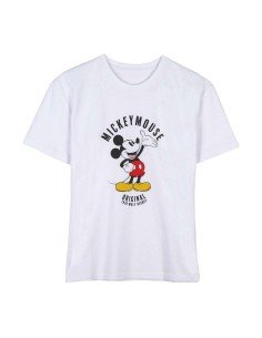 Camiseta de Manga Corta Mujer Mickey Mouse Blanco de Mickey Mouse, Camisetas - Ref: S0733782, Precio: €6.62, Descuento: %