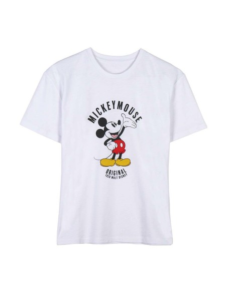 Maglia a Maniche Corte Donna Mickey Mouse Bianco da Mickey Mouse, T-shirt - Ref: S0733782, Precio: €6.62, Descuento: %