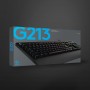 Teclado Gaming Logitech 920-008093 Qwerty Español Negro | Tienda24 Tienda24.eu