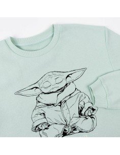 Sudadera sin Capucha Unisex Mickey Mouse Gris | Tienda24 Tienda24.eu