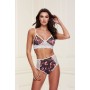 Conjunto de Lencería con Encaje Baci Lingerie Floral & Lace Gris (M/L) | Tienda24 - Global Online Shop Tienda24.eu