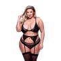 Underwear Set Baci Lingerie Black 3 Pieces (Queen) | Tienda24 - Global Online Shop Tienda24.eu