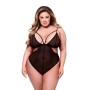 Body Baci Lingerie Crotchless Negro Queen size | Tienda24 - Global Online Shop Tienda24.eu