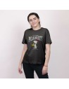 Women’s Short Sleeve T-Shirt Snoopy Black | Tienda24 Tienda24.eu