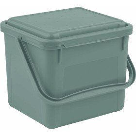 Bucket container Rotho Blue Plastic | Tienda24 Tienda24.eu