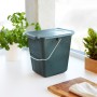 Bucket container Rotho Green Plastic | Tienda24 Tienda24.eu