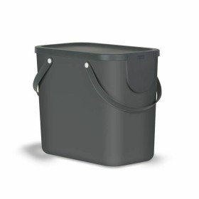 Bucket container Rotho Black Transparent Plastic | Tienda24 Tienda24.eu