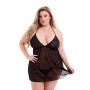 Babydoll Baci Lingerie Black Queen | Tienda24 - Global Online Shop Tienda24.eu