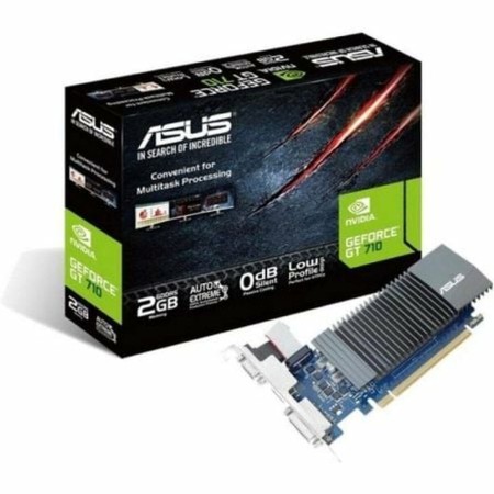 Tarjeta Gráfica Asus 90YV0ALA-M0NA00 NVIDIA GeForce GT 710 2 GB GDDR5 | Tienda24 Tienda24.eu