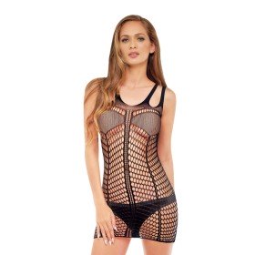 Mini Vestito di Pizzo Corset Front Taglia Unica Baci Lingerie BLW3126 Nero (Taglia unica) | Tienda24 - Global Online Shop Tienda24.eu