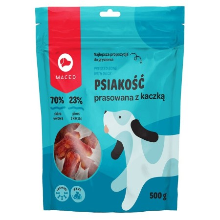 Snack per Cani Maced MACED Pressed bone with duck - masticable para pe