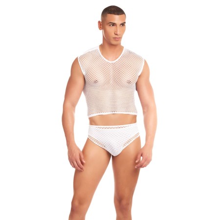 Conjunto de Lingerie Rainbow Party Branco L/XL | Tienda24 - Global Online Shop Tienda24.eu