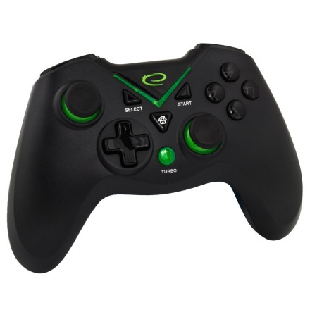 Contrôle des jeux Esperanza EGG112K Noir Vert Microsoft Xbox One PC PlayStation 3 | Tienda24 Tienda24.eu