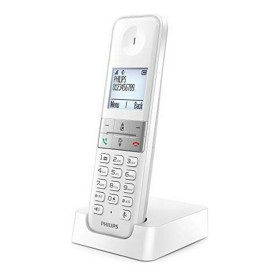 Teléfono Inalámbrico Philips D4701B/34 Blanco Negro