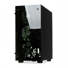 Boîtier ATX/mATX semi-tour TooQ TQC-3008U3C Noir | Tienda24 Tienda24.eu