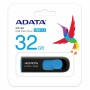 USB stick Adata DashDrive UV128 32GB 32 GB Blue Black 32 GB | Tienda24 Tienda24.eu