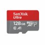 Mikro SD Speicherkarte mit Adapter SanDisk Ultra Schwarz 128 GB UHS-I | Tienda24 Tienda24.eu