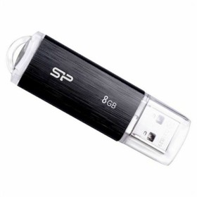 Memória USB Silicon Power Blaze B30 Preto Preto/Prateado 256 GB | Tienda24 Tienda24.eu