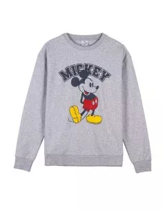 Felpa senza Cappuccio Unisex Mickey Mouse Grigio da Mickey Mouse, Felpe - Ref: S0734574, Precio: €11.76, Descuento: %