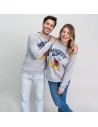 Sudadera sin Capucha Unisex Mickey Mouse Gris | Tienda24 Tienda24.eu