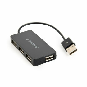 USB Hub Natec Moth Black Multicolour | Tienda24 Tienda24.eu