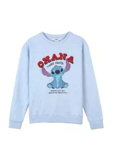 Felpa senza Cappuccio Unisex Stitch Azzurro Chiaro da Stitch, Felpe - Ref: S0734576, Precio: €24.49, Descuento: %