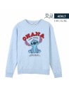 Sudadera sin Capucha Unisex Stitch Azul claro | Tienda24 Tienda24.eu