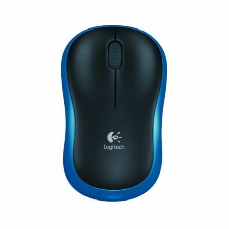 Mouse Logitech LGT-M185B Schwarz Schwarzweiß 1000 dpi | Tienda24 Tienda24.eu