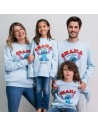 Sudadera sin Capucha Unisex Stitch Azul claro | Tienda24 Tienda24.eu