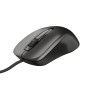 Mouse Trust Carve Black Monochrome | Tienda24 Tienda24.eu