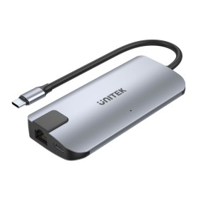 Hub USB Unitek uHUB P5+ Nero Grigio