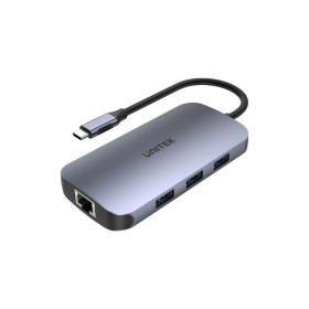 Hub USB Hyper HD319E-Grey Grau | Tienda24 Tienda24.eu