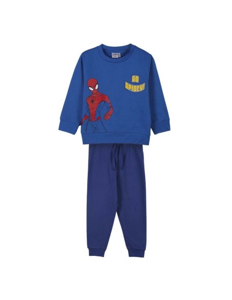 Chándal Infantil Spider-Man Azul | Tienda24 Tienda24.eu