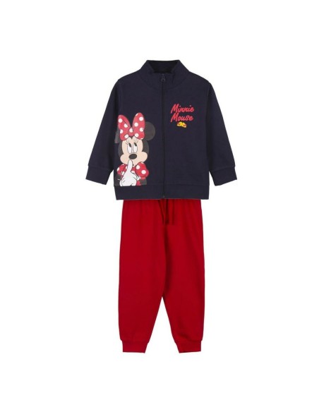 Chándal Infantil Minnie Mouse Azul oscuro | Tienda24 Tienda24.eu