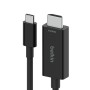 Cabo USB-C para HDMI Belkin AVC012bt2MBK Preto 2 m | Tienda24 Tienda24.eu