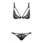 Lace Underwear Set Obsessive Intensa set Black S/M by Obsessive, Lingerie Sets - Ref: M0400857, Price: 18,56 €, Discount: %