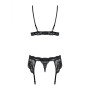 Ensemble de Lingerie en Dentelle Obsessive 810-SEG-1 Noir L/XL | Tienda24 - Global Online Shop Tienda24.eu