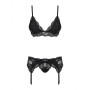 Ensemble de Lingerie en Dentelle Obsessive 810-SEG-1 Noir L/XL | Tienda24 - Global Online Shop Tienda24.eu