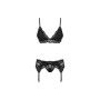 Ensemble de Lingerie en Dentelle Obsessive 810-SEG-1 Noir L/XL | Tienda24 - Global Online Shop Tienda24.eu