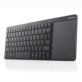 Teclado Logitech K400 Plus Negro Inalámbrico Bluetooth Touchpad AZERTY TV Francés | Tienda24 Tienda24.eu