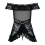 Babydoll Obsessive Flores Black S/M | Tienda24 - Global Online Shop Tienda24.eu