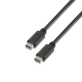 Cable USB-C Aisens A107-0058 Negro 3 m de Aisens, Cables USB - Ref: S9900360, Precio: 4,86 €, Descuento: %