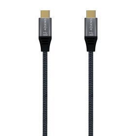 Cavo USB-C Aisens A107-0634 2 m Grigio (1 Unità) di Aisens, Cavi USB - Rif: S9900373, Prezzo: 8,63 €, Sconto: %