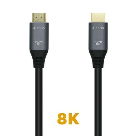 Câble HDMI Aisens A150-0427 Noir Noir/Gris 1,5 m de Aisens, Câbles HDMI - Réf : S9900848, Prix : 6,78 €, Remise : %